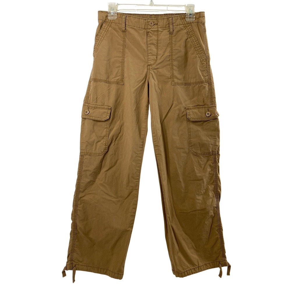 Womens Cargo Pants Womens M 7-9 Brown Utility Lightweight Gorpcore Granola
